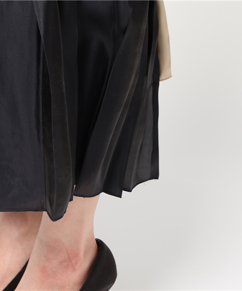 PEGGY LANA(ペギーラナ)の「グロッシーサテンプリーツSK(スカート・レディース・ベージュ・FREE)」の7枚目の写真