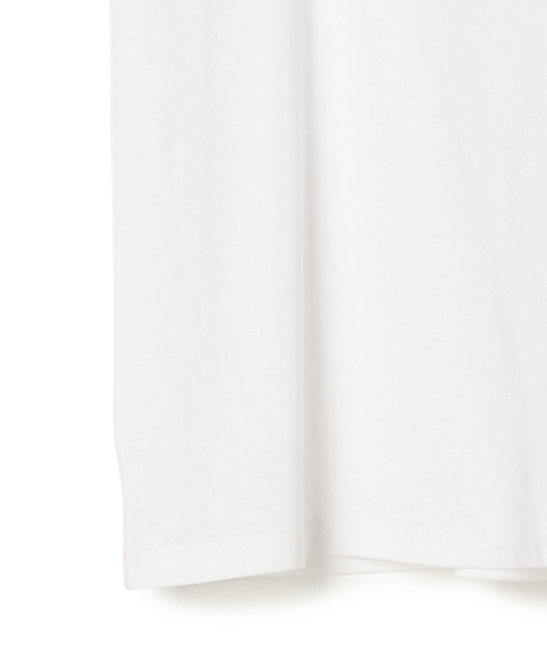 ESTNATION(エストネーション)の「ESTNATION ハイゲージジャージーノースリーブカットソー(Tシャツ/カットソー・レディース・ホワイト/ピンク/ブラック・38)」の7枚目の写真