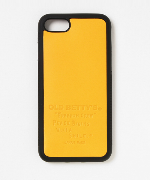 OLD BETTY'S（オールドベティーズ）の「OLD BETTY'S Leather iphone Cover/オールドベティーズレザーアイフォンカバー（スマホケース/カバー・メンズ・ブラウン/イエロー/ブルー/ピンク/ターコイズブルー/キャメル・FREE）」の9枚目の写真