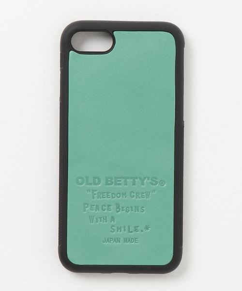 OLD BETTY'S（オールドベティーズ）の「OLD BETTY'S Leather iphone Cover/オールドベティーズレザーアイフォンカバー（スマホケース/カバー・メンズ・ブラウン/イエロー/ブルー/ピンク/ターコイズブルー/キャメル・FREE）」の18枚目の写真