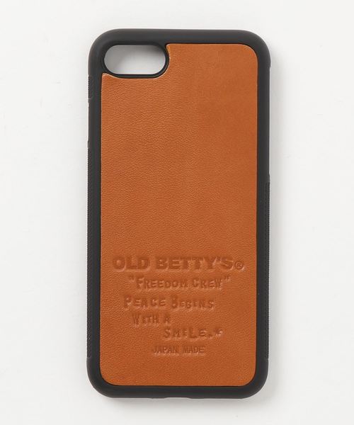 OLD BETTY'S（オールドベティーズ）の「OLD BETTY'S Leather iphone Cover/オールドベティーズレザーアイフォンカバー（スマホケース/カバー・メンズ・ブラウン/イエロー/ブルー/ピンク/ターコイズブルー/キャメル・FREE）」の17枚目の写真
