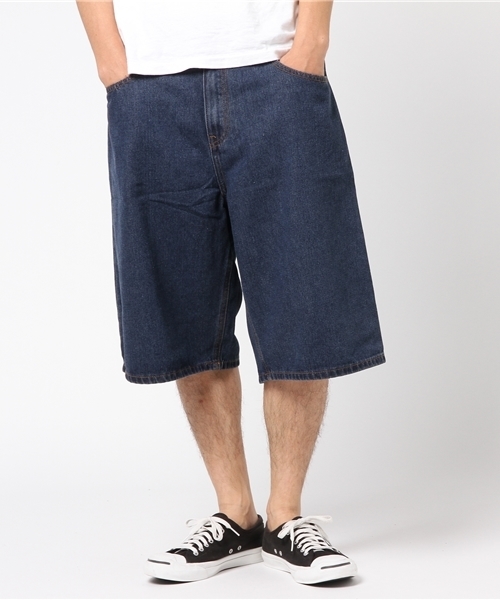 WEGO（ウィゴー）の「WEGO/デニムバギーショーツ（デニムパンツ・メンズ・ライトインディゴブルー/インディゴブルー・LARGE/MEDIUM）」の17枚目の写真