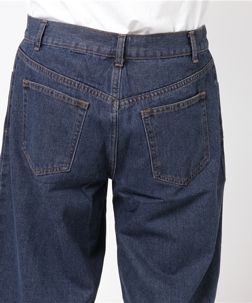 WEGO（ウィゴー）の「WEGO/デニムバギーショーツ（デニムパンツ・メンズ・ライトインディゴブルー/インディゴブルー・LARGE/MEDIUM）」の7枚目の写真