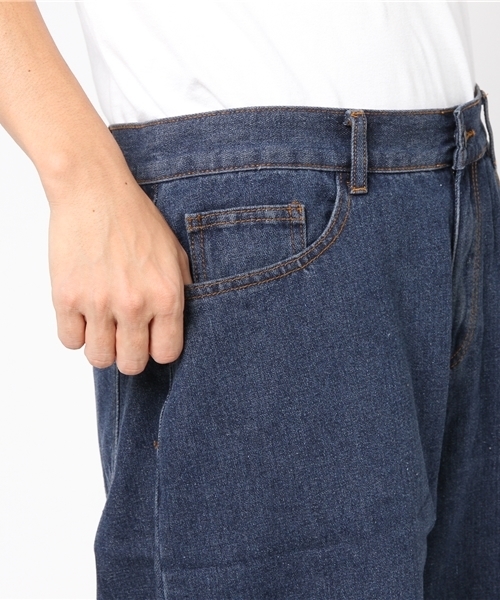 WEGO（ウィゴー）の「WEGO/デニムバギーショーツ（デニムパンツ・メンズ・ライトインディゴブルー/インディゴブルー・LARGE/MEDIUM）」の8枚目の写真