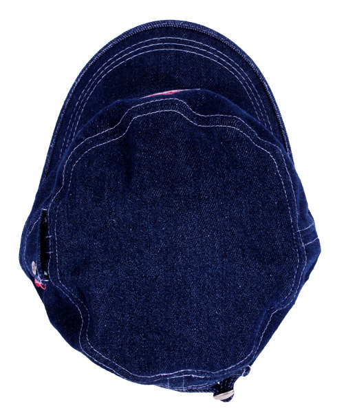 ８(eight)（エイト）の「デニム ワークキャップ 帽子 キャップ Round House（キャップ・メンズ・サックスブルー/ネイビー・FREE）」の16枚目の写真