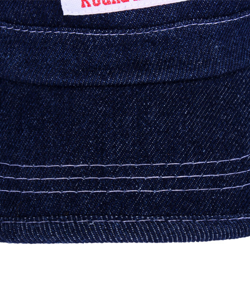 ８(eight)（エイト）の「デニム ワークキャップ 帽子 キャップ Round House（キャップ・メンズ・サックスブルー/ネイビー・FREE）」の19枚目の写真