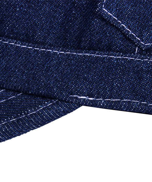 ８(eight)（エイト）の「デニム ワークキャップ 帽子 キャップ Round House（キャップ・メンズ・サックスブルー/ネイビー・FREE）」の10枚目の写真