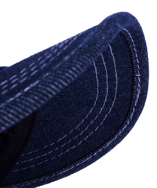 ８(eight)（エイト）の「デニム ワークキャップ 帽子 キャップ Round House（キャップ・メンズ・サックスブルー/ネイビー・FREE）」の12枚目の写真