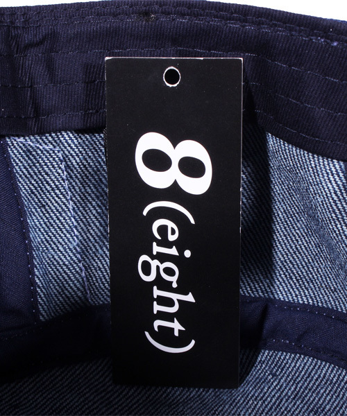 ８(eight)（エイト）の「デニム ワークキャップ 帽子 キャップ Round House（キャップ・メンズ・サックスブルー/ネイビー・FREE）」の15枚目の写真