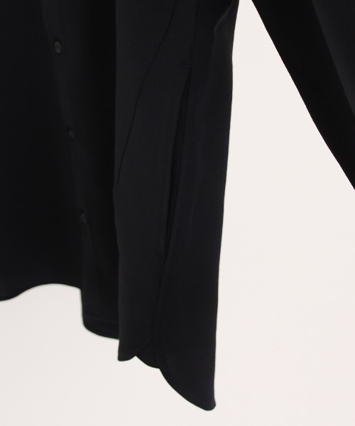 NUMBER (N)INE(ナンバーナイン)の「【NUMBER (N)INE】≪STUDIOUS限定≫別注ウールライクリラクションストレッチシャツ(シャツ/ブラウス・メンズ・ネイビー/ワインレッド/ダークオレンジ・1/2/3)」の7枚目の写真