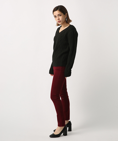 AZUL by moussy（アズールバイマウジー）の「ROYOスキニーパンツ（その他パンツ・レディース・ネイビー/ブラック/ボルドー・LARGE/MEDIUM/SMALL/X-SMALL）」の14枚目の写真