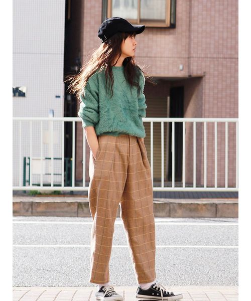 Ungrid（アングリッド）の「フェザーヤーンニット（ニット/セーター・レディース・オフホワイト/ピンク/グリーン/モカ・FREE）」の7枚目の写真