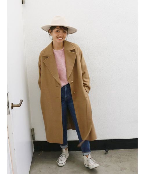 Ungrid（アングリッド）の「フェザーヤーンニット（ニット/セーター・レディース・オフホワイト/ピンク/グリーン/モカ・FREE）」の8枚目の写真