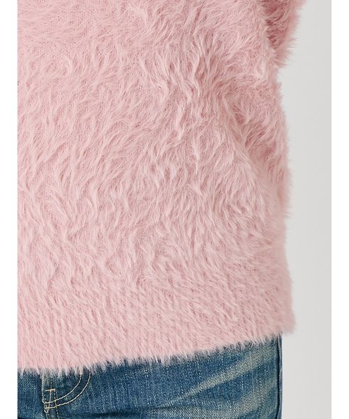 Ungrid（アングリッド）の「フェザーヤーンニット（ニット/セーター・レディース・オフホワイト/ピンク/グリーン/モカ・FREE）」の14枚目の写真