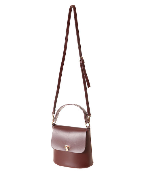 Edit Sheen（エディットシーン）の「ファーハンドルミニバッグ（ハンドバッグ・レディース・ボルドー/カーキ/ベージュ/キャメル/ブラック・FREE）」の12枚目の写真
