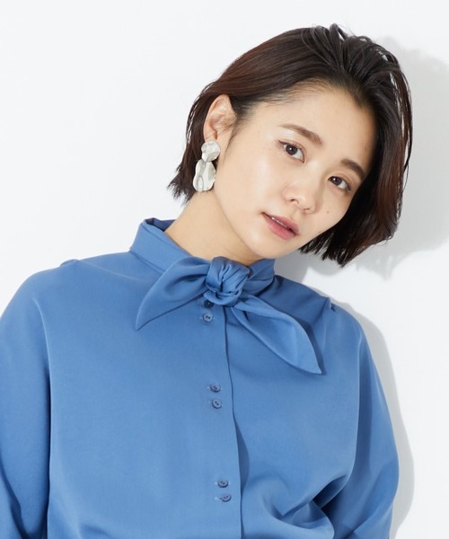 STUDIOUS（ステュディオス）の「クレーターサークルイヤリング（イヤリング・レディース・シルバー/ゴールド・FREE）」の4枚目の写真