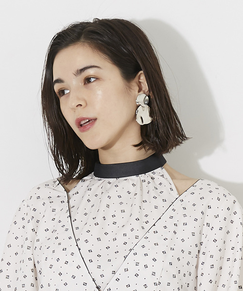 STUDIOUS（ステュディオス）の「クレーターサークルイヤリング（イヤリング・レディース・シルバー/ゴールド・FREE）」の5枚目の写真