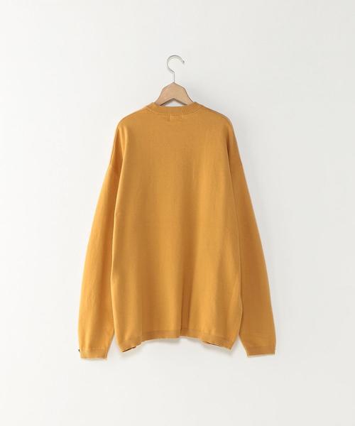 Steven Alan（スティーブンアラン）の「＜Steven Alan＞ SMOOTH CN LS-BOLD/ニット（ニット/セーター・メンズ・ネイビー/マスタード/ナチュラル・LARGE/MEDIUM/X-LARGE/SMALL）」の4枚目の写真