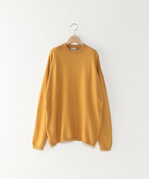 Steven Alan（スティーブンアラン）の「＜Steven Alan＞ SMOOTH CN LS-BOLD/ニット（ニット/セーター・メンズ・ネイビー/マスタード/ナチュラル・LARGE/MEDIUM/X-LARGE/SMALL）」の14枚目の写真