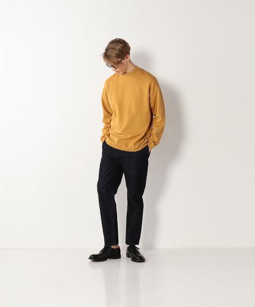Steven Alan（スティーブンアラン）の「＜Steven Alan＞ SMOOTH CN LS-BOLD/ニット（ニット/セーター・メンズ・ネイビー/マスタード/ナチュラル・LARGE/MEDIUM/X-LARGE/SMALL）」の15枚目の写真