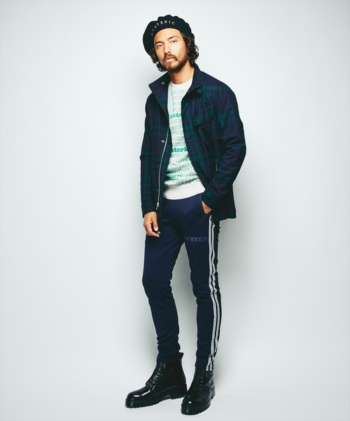 HYSTERIC GLAMOUR(ヒステリックグラマー)の「DAMNED プリント スウェットパンツ(その他パンツ・メンズ・ブラック/ネイビー・MEDIUM/SMALL)」の8枚目の写真