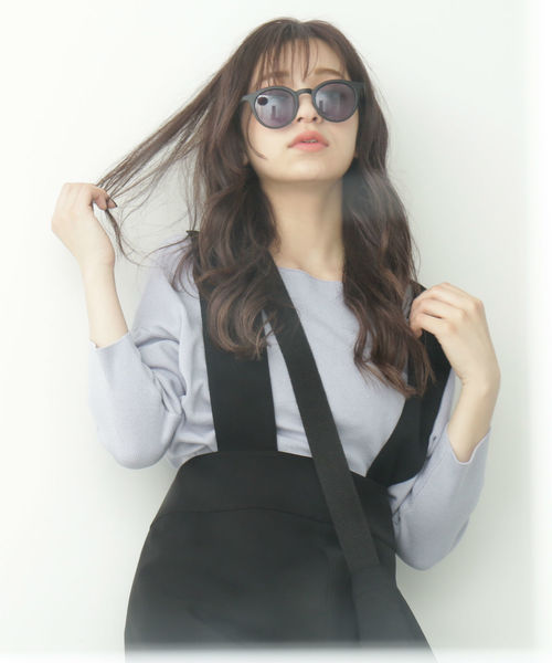 FREE'S MART（フリーズマート）の「総針裾ダーツコンパクトニット（ニット/セーター・レディース・ホワイト/ホワイト系その他/パープル/ブルー・FREE）」の17枚目の写真