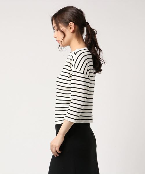 FREE'S MART（フリーズマート）の「総針裾ダーツコンパクトニット（ニット/セーター・レディース・ホワイト/ホワイト系その他/パープル/ブルー・FREE）」の5枚目の写真