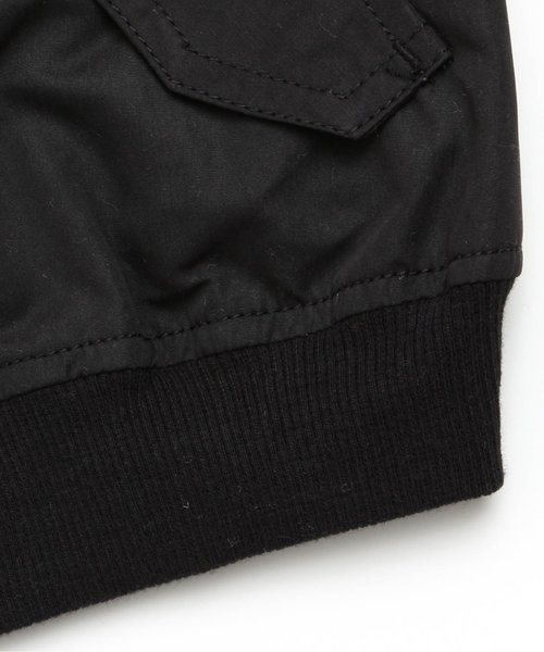 BREEZE（ブリーズ）の「バックプリントブルゾン（ブルゾン・キッズ・ライトグレー/ブラック/カーキ・90/80/100/110/120/130/140）」の14枚目の写真