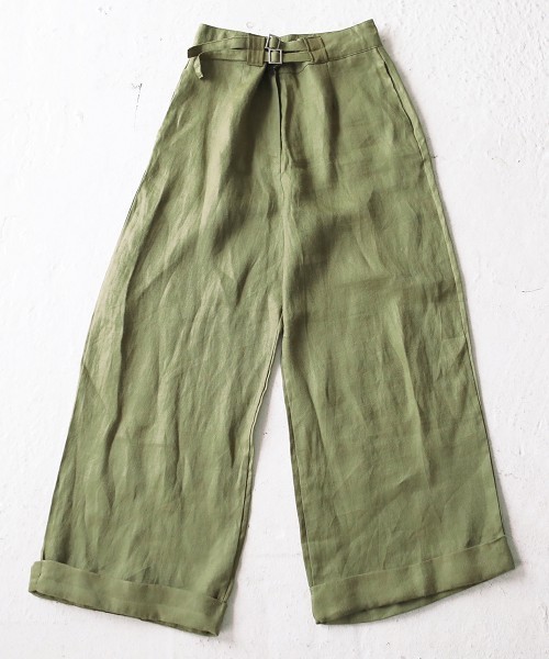 TODAYFUL（トゥデイフル）の「ベルトワイドパンツ（その他パンツ・レディース・カーキ/ネイビー・38inch/36inch）」の15枚目の写真