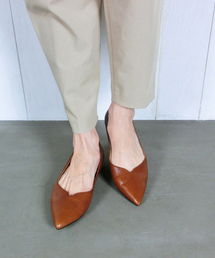 enchanted | 【enchanted】17205 本革Vカットフラットシューズ(その他シューズ)