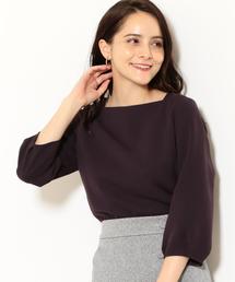 green label relaxing | CS スクエアネック ボリューム スリーブ ブラウス(シャツ/ブラウス)