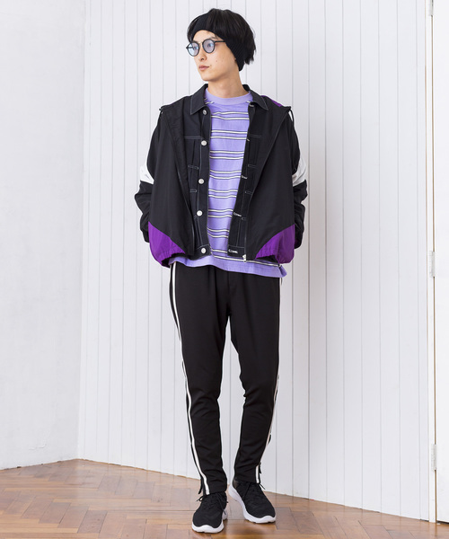 WEGO(ウィゴー)の「WEGO/フーデッドナイロンブルゾン(ナイロンジャケット・メンズ・ネイビー/ダークグリーン/ブラック・MEDIUM/LARGE)」の5枚目の写真