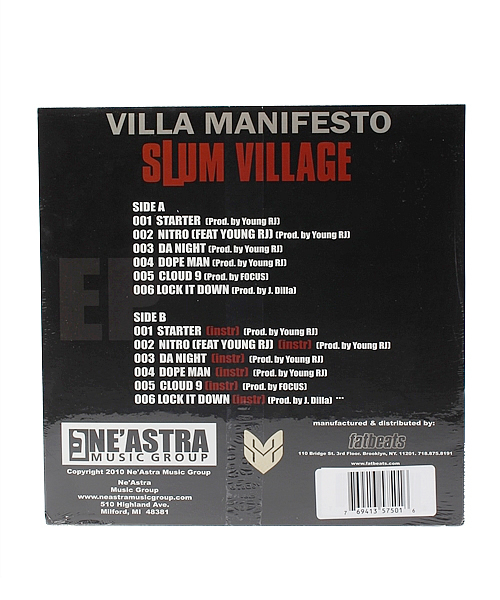 洋楽 Slum Village / Villa Manifesto Slum Village – Villa Manifesto – CD (Album), 2010 [r2391166