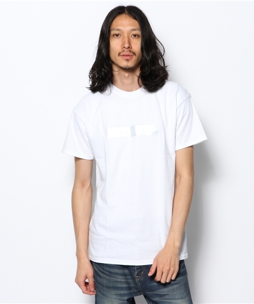WHO'S WHO gallery(フーズフーギャラリー)の「【VANMOOF】リフレクターボックスロゴTEE(Tシャツ/カットソー・メンズ・ホワイト/ブラック・MEDIUM/LARGE)」の1枚目の写真