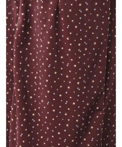 dazzlin（ダズリン）の「ベロアプリントスカート（スカート・レディース・ブラック/ボルドー/ブルー・SMALL/MEDIUM）」の7枚目の写真
