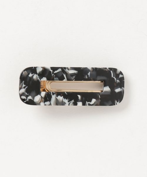 Esime（エシミー）の「スクエア ヘアクリップ（ヘアピン・レディース・ブラック/ブラウン/グレー/レッド/ピンク/ブルー/ネイビー/ブラック系その他/ブラック系その他2/ライトブラウン/キャメル/その他・FREE）」の2枚目の写真