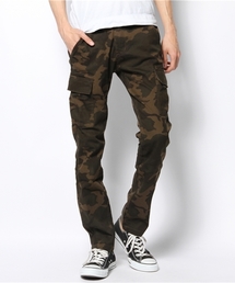 UNION STATION | シェイプカーゴストレッチ/カモフラージュ(カーゴパンツ)