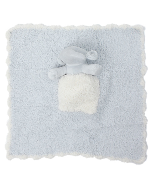 BAREFOOT DREAMS(ベアフットドリームズ)の「516 Cozy Chic Barefoot Pocket Buddie 15*17(その他ベビー用品・キッズ・ピンク/ブルー/グレー系その他・FREE)」の2枚目の写真