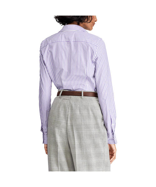 POLO RALPH LAUREN(ポロ ラルフ ローレン)の「スリム ストレッチ フィット ストライプ シャツ(シャツ/ブラウス・レディース・パープル系その他/ブルー系その他/ブラック系8/ピンク系2・2/8/0/00/4/6)」の14枚目の写真