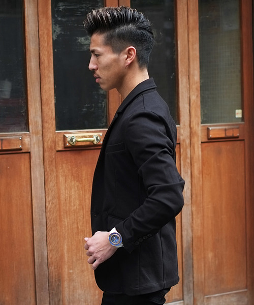 GOSTAR DE FUGA(ゴスタール ジフーガ)の「ストレッチポンチテーラードジャケット(テーラードジャケット・メンズ・ブラック/グレー・M/L/XL)」の13枚目の写真