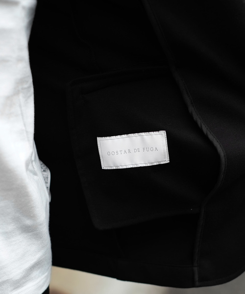GOSTAR DE FUGA(ゴスタール ジフーガ)の「ストレッチポンチテーラードジャケット(テーラードジャケット・メンズ・ブラック/グレー・M/L/XL)」の6枚目の写真
