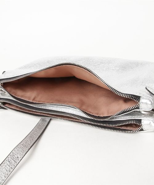 GIANNI CHIARINI(ジャンニ キアリーニ)の「GIANNI CHIARINI: 【HERMY】 ショルダーバッグ(ショルダーバッグ・レディース・シルバー/ゴールド・F)」の3枚目の写真