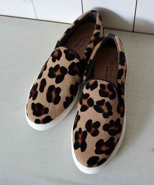 MOHI（モヒ）の「MOHI:スリッポン◇（スニーカー・レディース・ブラック/レオパード・37/36/38）」の10枚目の写真