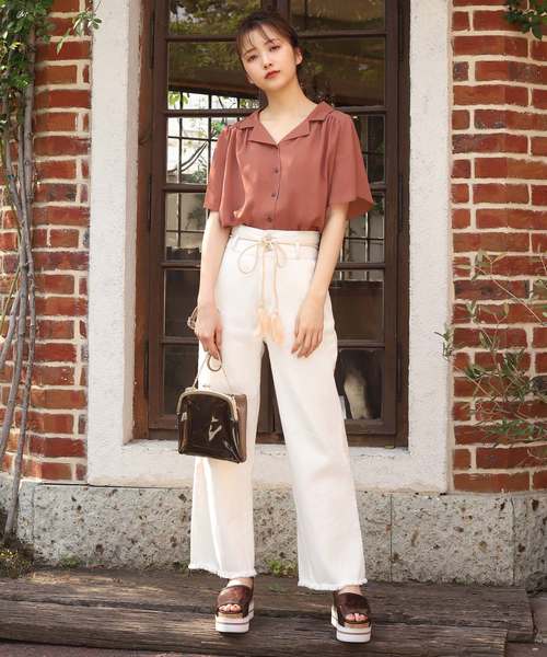 one after another NICE CLAUP（ワンアフターアナザーナイスクラップ）の「ライン入り厚底サンダル（サンダル・レディース・ブラウン/クリア・SMALL/MEDIUM/LARGE）」の8枚目の写真