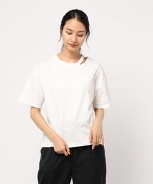 LOWRYS FARM | ネックスリットＴＥＥ　837759(Tシャツ/カットソー)