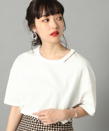 LOWRYS FARM | ネックスリットＴＥＥ　837759(Tシャツ/カットソー)