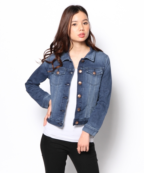 SHARE PARK(シェアパーク)の「【VERY掲載商品】ジョグデニム Gジャン (デニムジャケット・レディース・ホワイト系/ブルー系・0/1)」の7枚目の写真