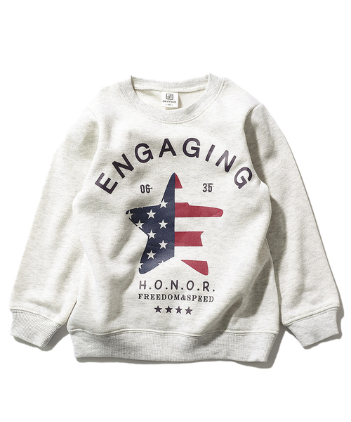 devirock(デビロック)の「デビラボ ロゴプリント裏起毛トレーナー(スウェット・キッズ・その他1/その他2/その他3/その他4/その他5/その他6/その他7/その他8/その他9/その他10/その他11/その他12/その他13/その他14/その他15/その他16/その他17/その他18/その他19/その他20・80cm/90cm/110cm/100cm/120cm/130cm/140cm/150cm/160cm)」の7枚目の写真