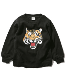 devirock | デビラボ ロゴプリント裏起毛トレーナー(スウェット)