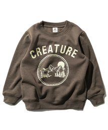 devirock | デビラボ ロゴプリント裏起毛トレーナー(スウェット)